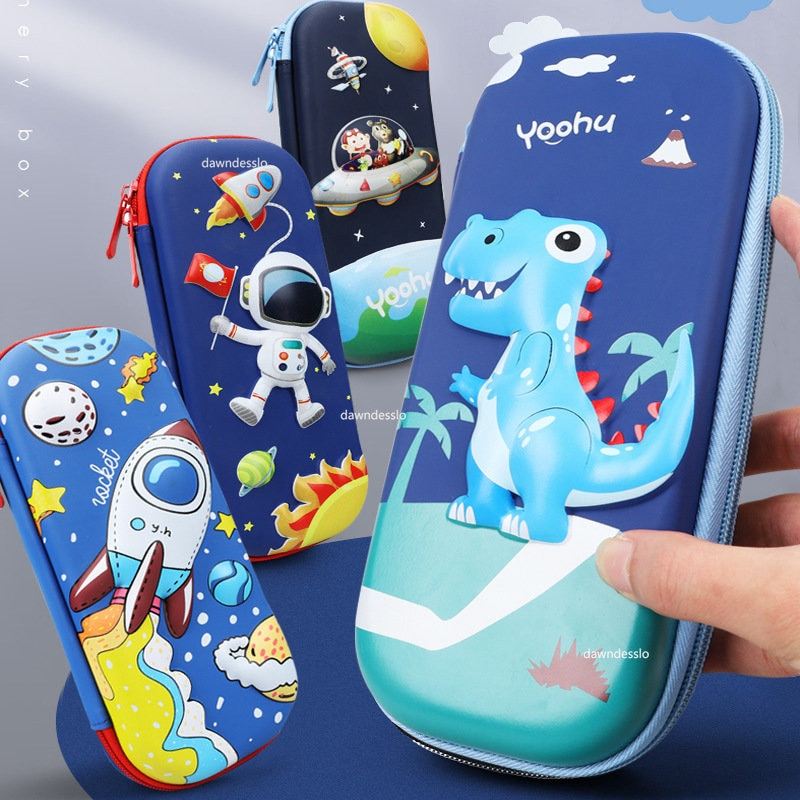 3D pencil case with space design – spacious storage, durable, lightweight | for school