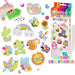 Diamond art sticker set with sparkling gemstones – boosts creativity and focus | kids activity kit