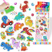 Diamond art sticker set with sparkling gemstones – boosts creativity and focus | kids activity kit