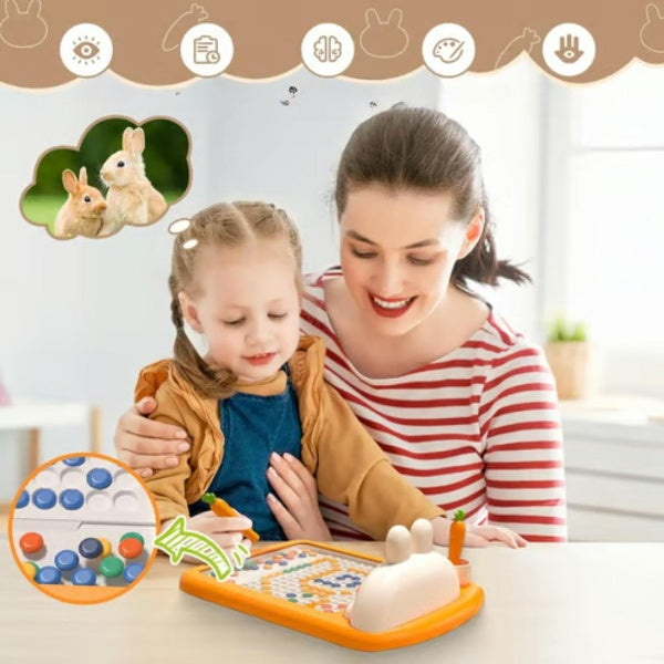 Magnetic drawing board boosts creativity – STEM toy, motor skills, reusable templates | Kids