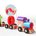 Wooden number train toy – teaches counting, boosts motor skills | toddlers