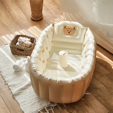 Inflatable baby bath with non-slip base – compact, lightweight, with back support | Baby & toddler