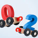 Wooden number train toy – teaches counting, boosts motor skills | toddlers