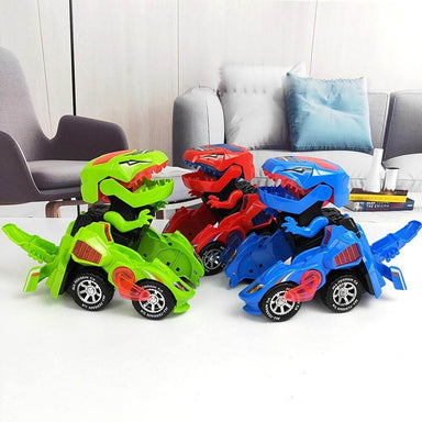 Dino car that transforms into a dinosaur – light & sound | kids' toy