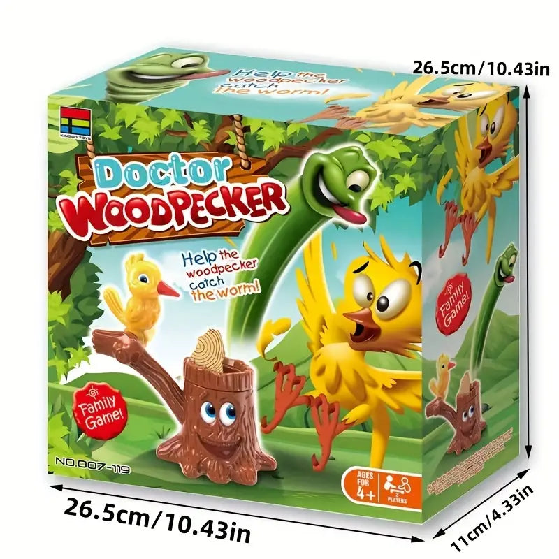 Worm hunt family game with fast dexterity play – colourful design, 2–4 players | kids game