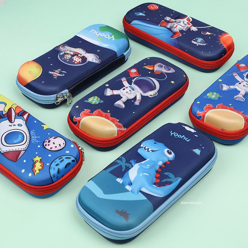 3D pencil case with space design – spacious storage, durable, lightweight | for school