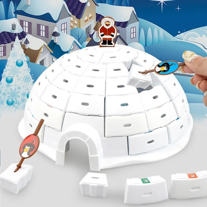 Ice block balance game – stacking challenge for all ages | kids & family