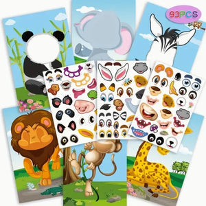 Dress-up stickers for creative outfits – reusable, mix-and-match designs | kids craft toy