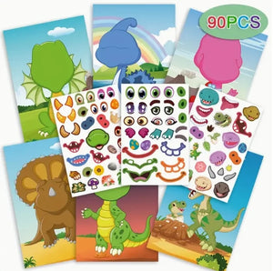 Dress-up stickers for creative outfits – reusable, mix-and-match designs | kids craft toy