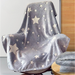 Glow in the dark kids blanket – soft fleece, rechargeable glow | for toddlers