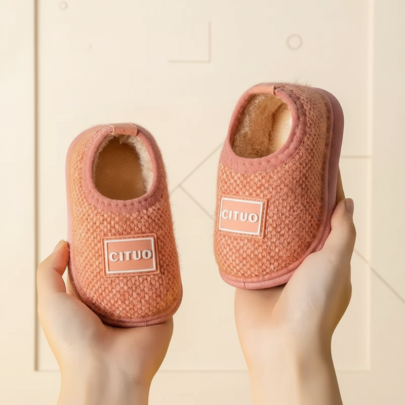 Children's slippers with non-slip sole – soft lining, warm and flexible | toddler slippers