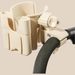 Pram phone and cup holder with universal fit – stable, 2-in-1 design | buggy accessory