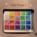 Watercolour paint set with vivid colours – blends easily, 20 shades | beginners to artists