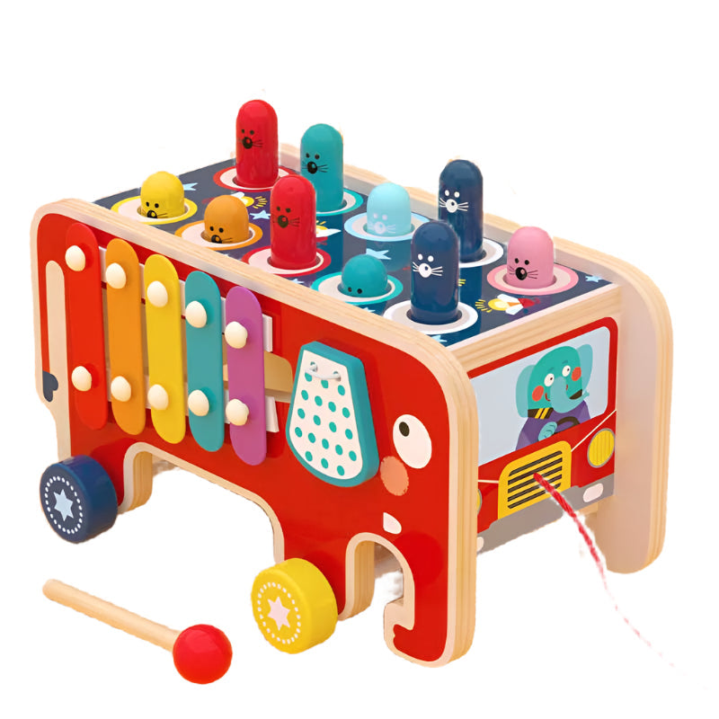 Wooden musical toy stimulates rhythm – educational, motor skills, durable | toddlers