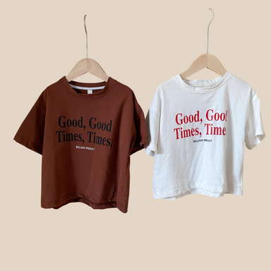 T-shirt with Good Times print – soft cotton, relaxed fit | unisex kids