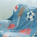 Glow in the dark kids blanket – soft fleece, rechargeable glow | for toddlers