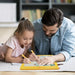 Magnetic drawing board – large surface, stylus and pattern cards | kids