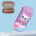 3D pencil case with space design – spacious storage, durable, lightweight | for school