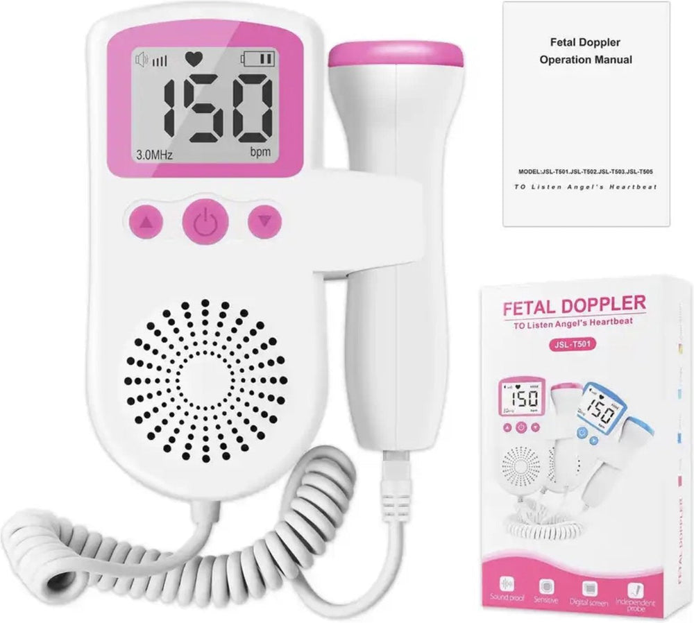 Baby doppler for home use – clear LCD screen, easy to use | For expectant parents