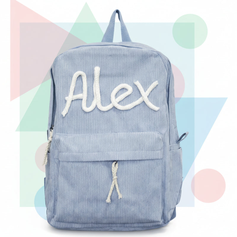 Personalised kids' backpack with name – adjustable straps, compact design | nursery bag