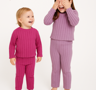 Girls' tracksuit with soft stretch fabric – comfortable, stylish, easy-care | ages 2–4