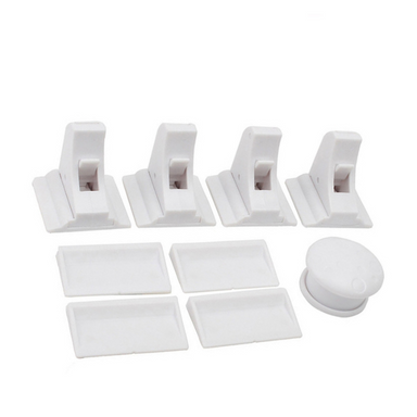 Invisible magnetic child lock – drill-free, strong magnet, child-safe | cabinet & drawer locks
