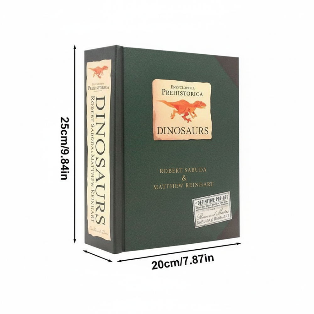 3D pop-up dinosaur book with interactive pages – educational, durable | for curious kids
