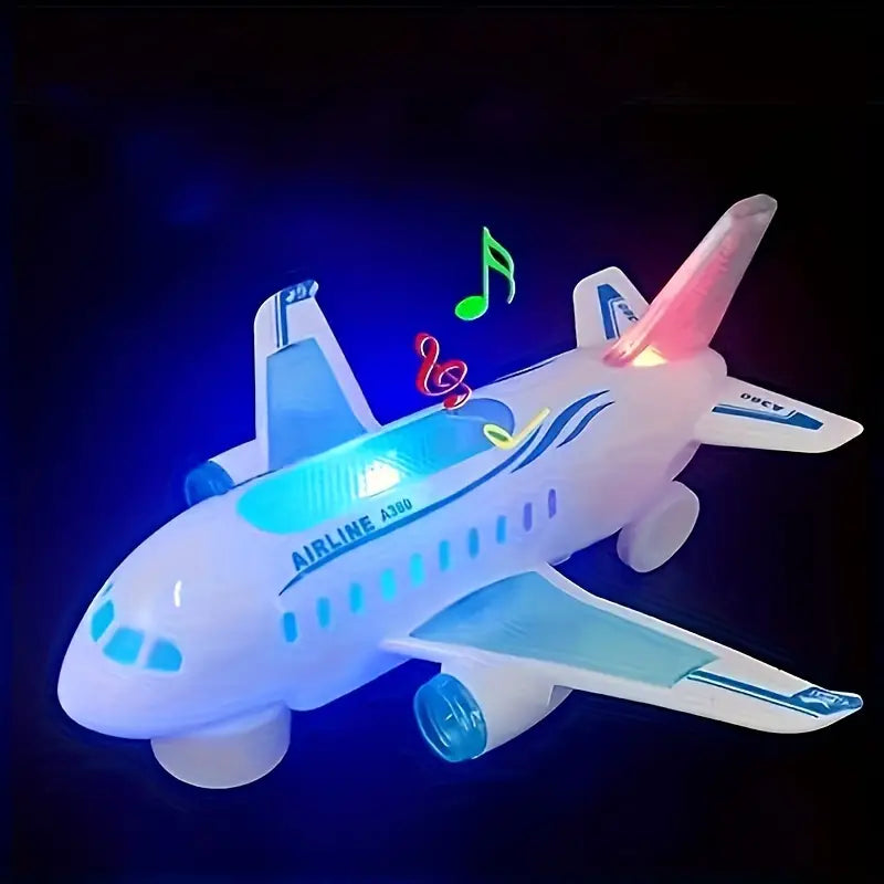Toy aeroplane with light & sound for kids – interactive, easy to use | ages 3+