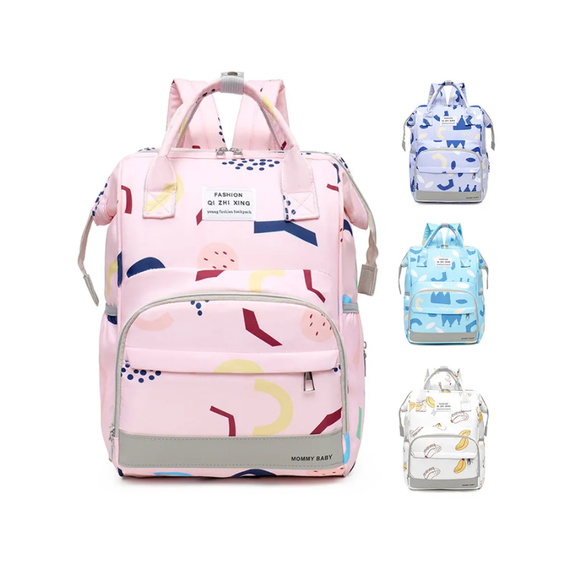 Changing bag backpack with insulated pockets – spacious, water-repellent | for parents