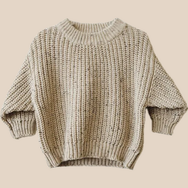 Knitted jumper with soft, breathable yarn – versatile, timeless design | kids knitwear