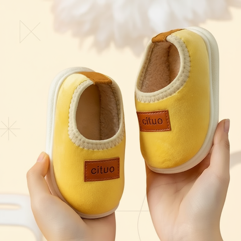 Children's slippers with non-slip sole – soft lining, warm and flexible | toddler slippers