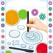 Spiral drawing set with gears creates unique patterns – 22 accessories, creative play | Kids 6+