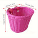Kids' bike basket with handwoven look – lightweight, weatherproof | Bicycle basket