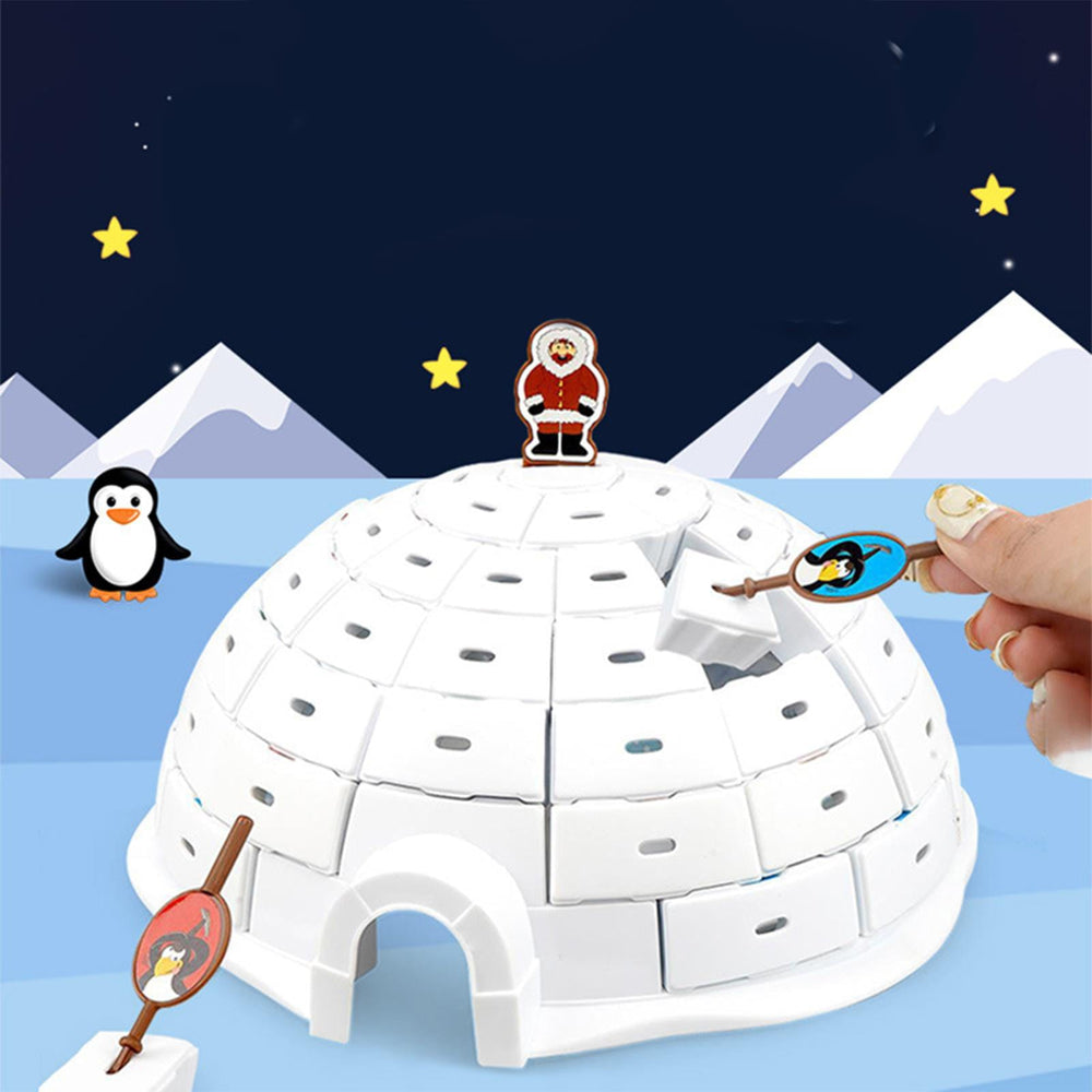 Ice block balance game – stacking challenge for all ages | kids & family