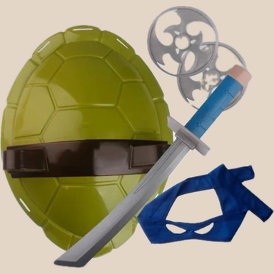 Ninja playset with shield and sword – mask, throwing stars, role play | kids