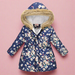 Kids winter jacket with thick lining – stylish prints, durable zip | ages 4-10