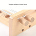 Wooden stickball set tests precision and reflexes – compact, durable | dexterity game