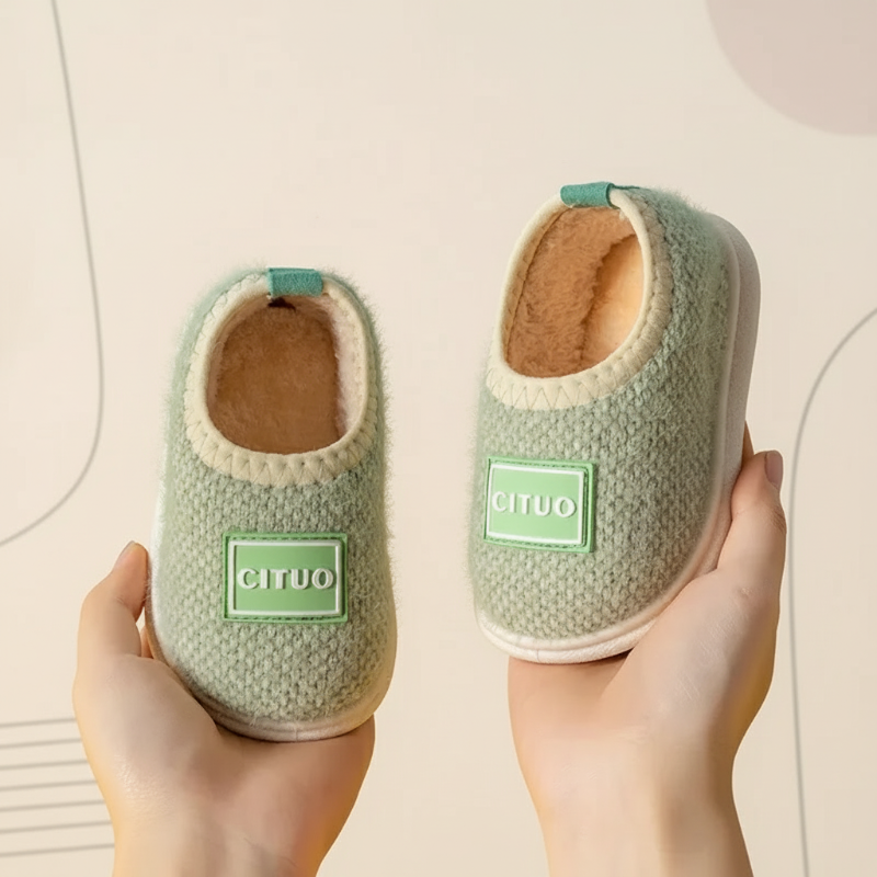 Children's slippers with non-slip sole – soft lining, warm and flexible | toddler slippers