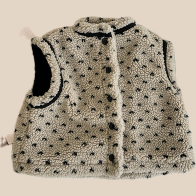 Girls' sherpa gilet – soft, warm lining | kids' bodywarmer