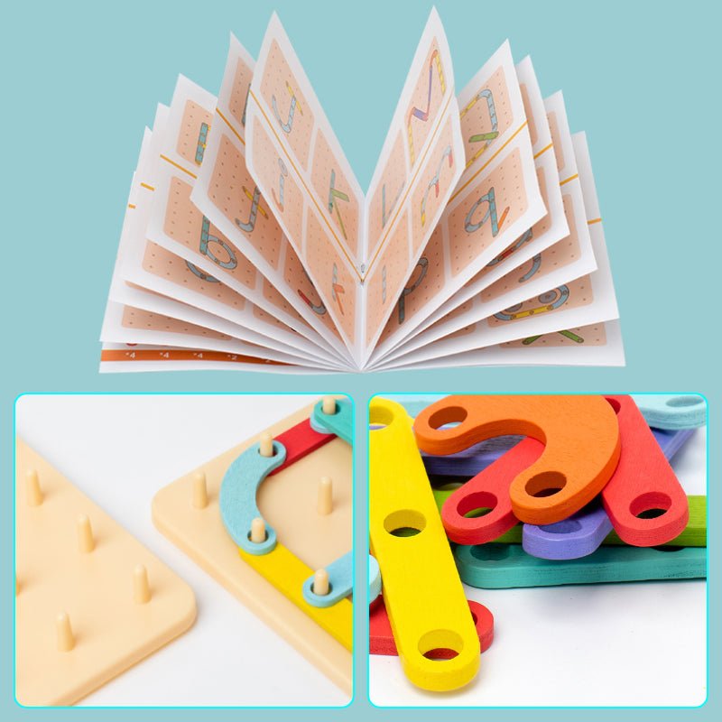 Wooden puzzle with 100 patterns – creative, educational and fun | kids toy