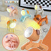 Flexible night light – warm LED, USB rechargeable | Dog & deer design