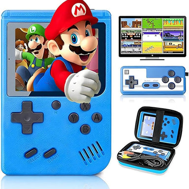 Retro handheld games console with 400 games – LCD screen, TV connection | Kids & adults