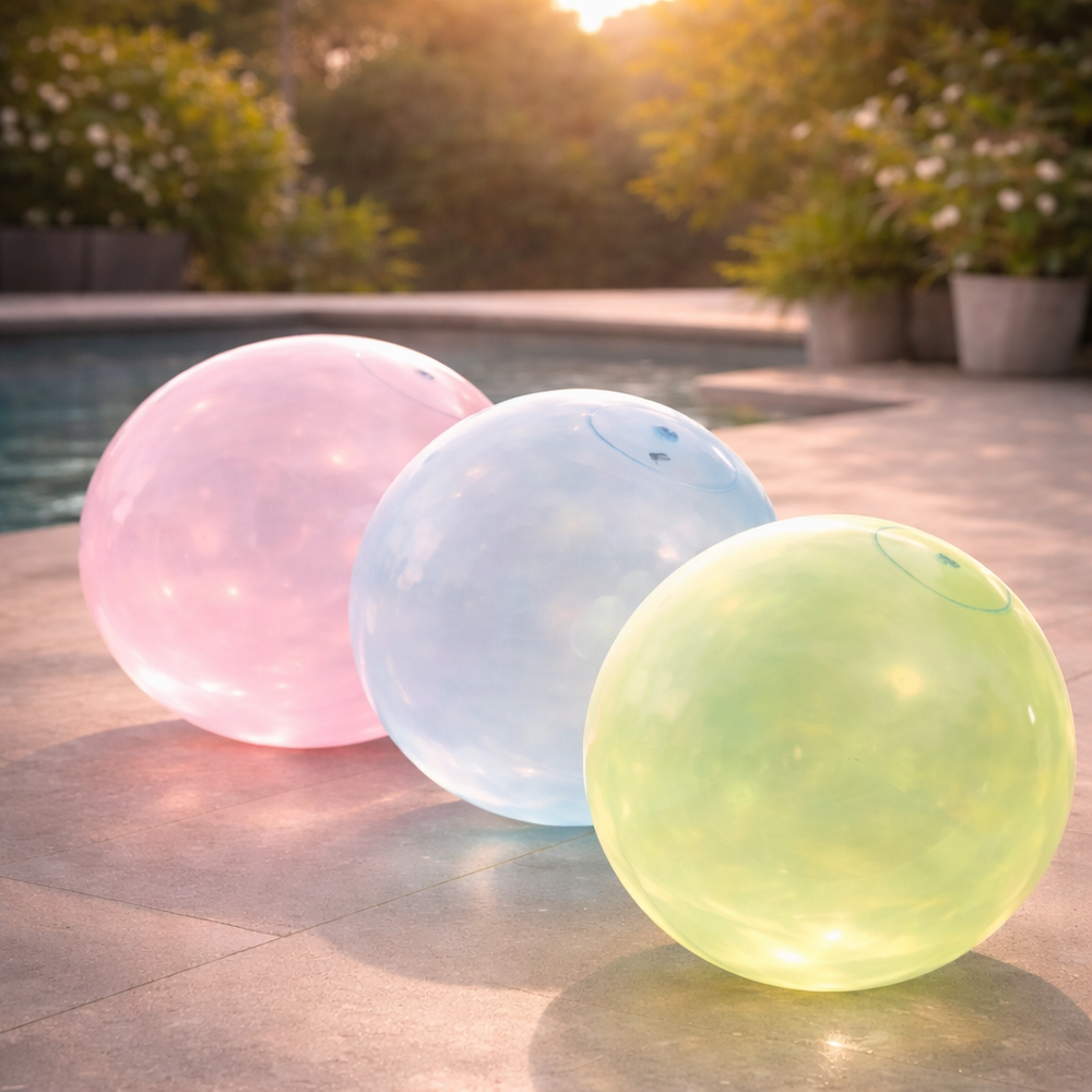 Inflatable play ball XL – flexible and lightweight | for kids and adults
