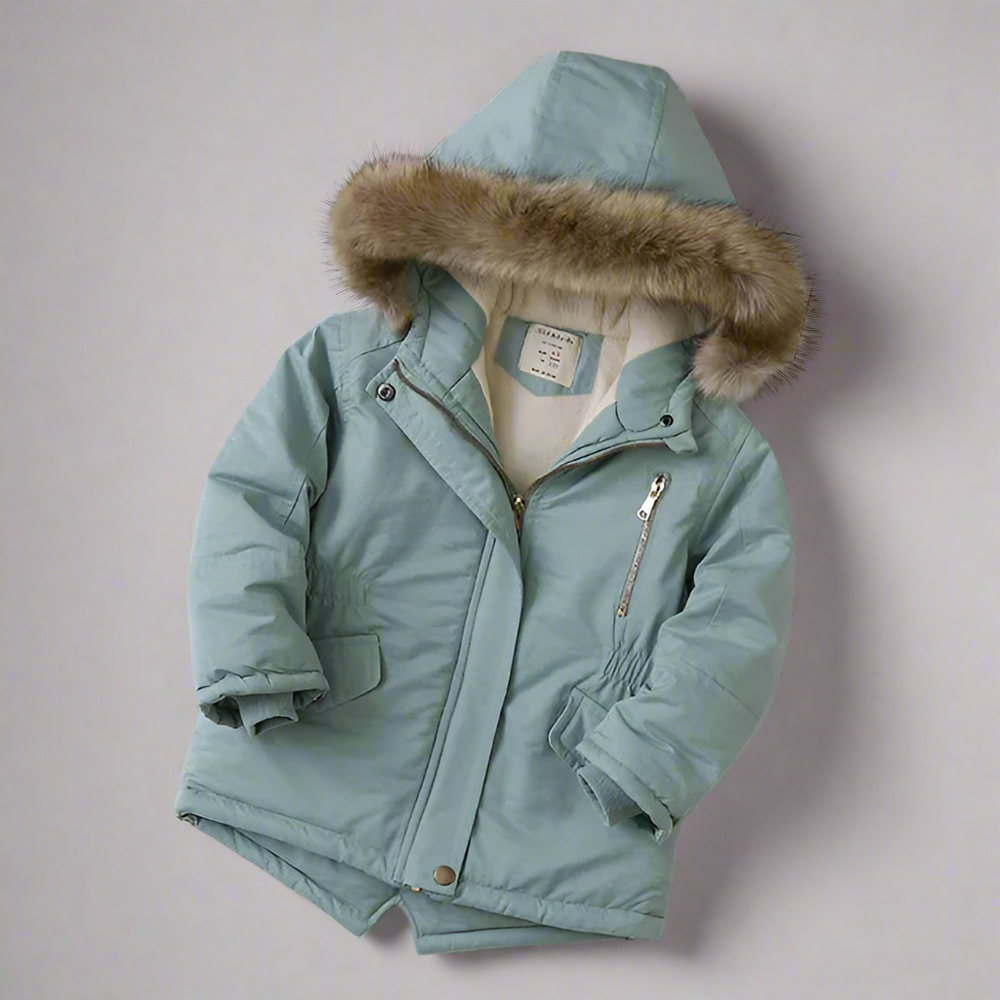 Kids winter coat with hood – padded, warm and comfortable | winter wear
