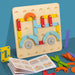 Wooden puzzle with 100 patterns – creative, educational and fun | kids toy