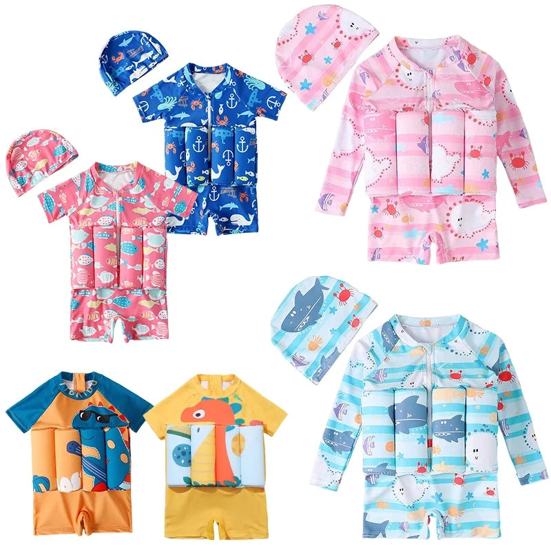 Toddler swimsuit with adjustable floats – UV50+, quick-drying | 0–5 years