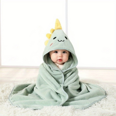 Baby bath cape with hood – soft, quick-drying & warm | Newborn to toddler