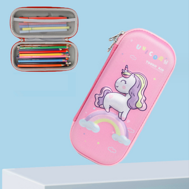 3D pencil case with space design – spacious storage, durable, lightweight | for school