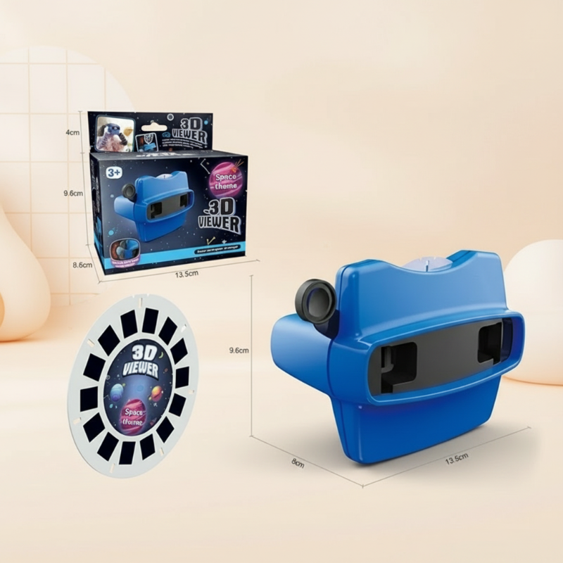 3D viewfinder with slide discs – educational, screen-free toy | kids