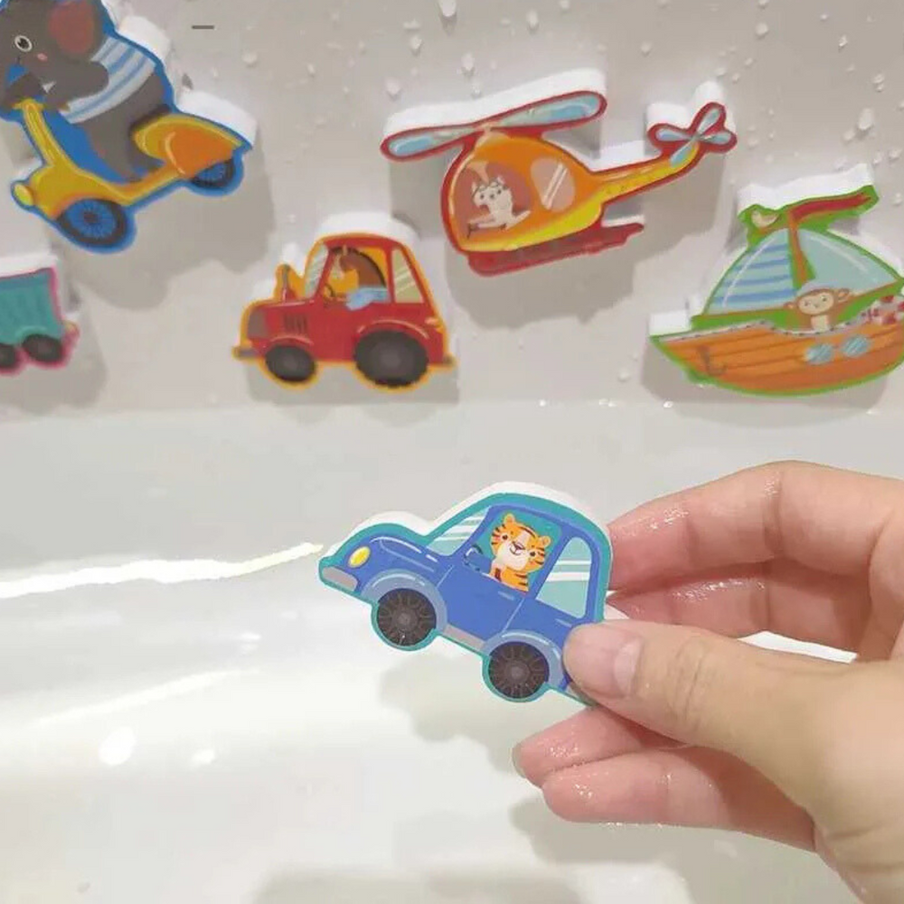 Foam bath puzzle for baby and toddler – floating animal shapes, 20 pieces | bath toy